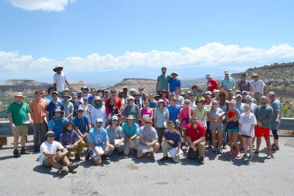 UM Geologial engineering faculty members in Santa Fe